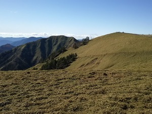 平家の馬場と呼ばれる剣山山頂付近の写真