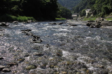 綺麗な川の流れ